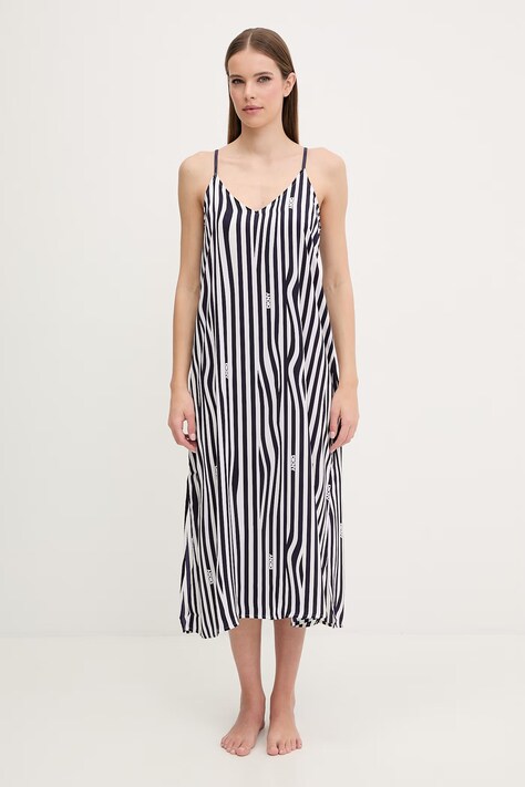 Dkny koszula nocna damska kolor granatowy YI40099