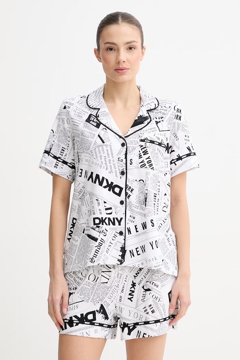 DKNY piżama dwuczęściowa damska biała YI50095