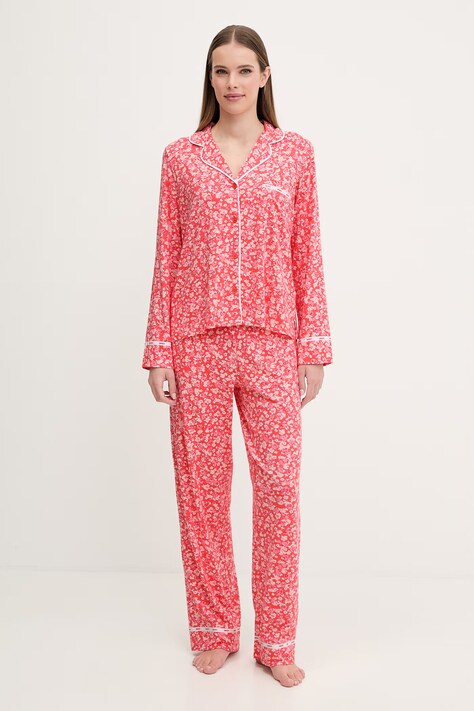 DKNY piżama damska pomarańczowa YI80095