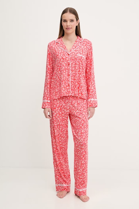 DKNY piżama damska pomarańczowa YI80095