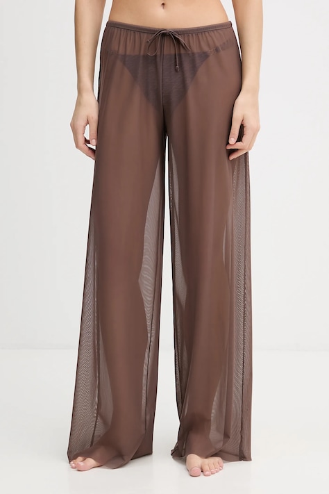 Bond Eye spodnie plażowe kolor brązowy BOUND691