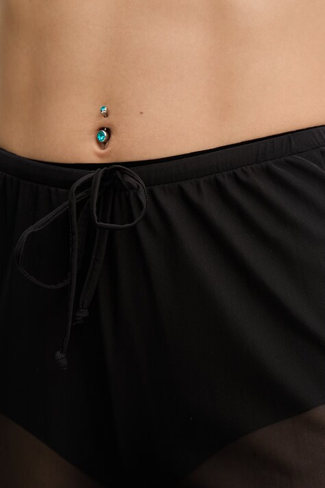 Bond Eye spodnie plażowe kolor czarny BOUND691