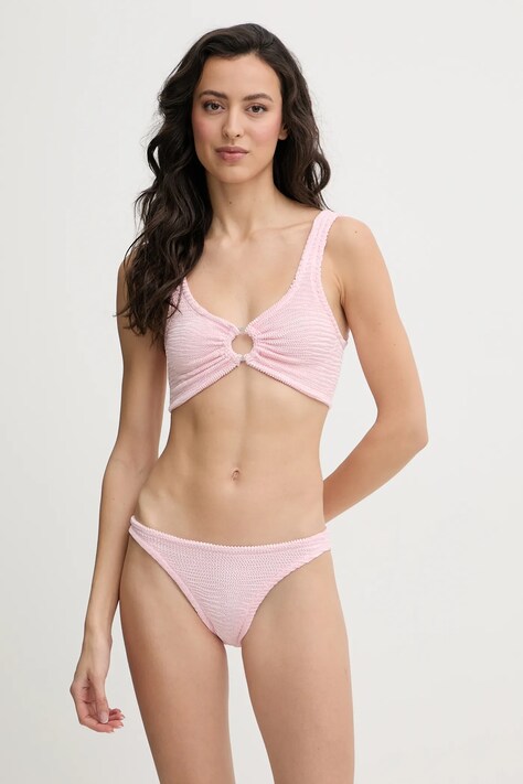 PARAMIDONNA dwuczęściowy strój kąpielowy kolor różowy miękka miseczka SS23IPK