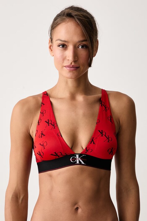 Calvin Klein Underwear Biustonosz trójkątny czerwony LV00QF8703