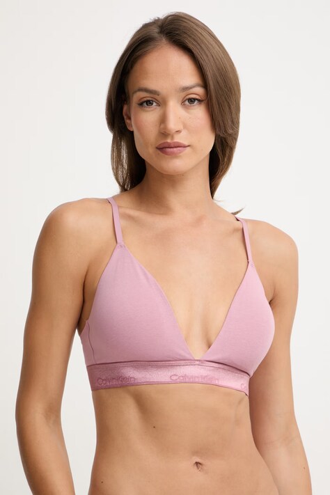 Calvin Klein Underwear τριγωνικό σουτιέν ροζ LV00QF8825