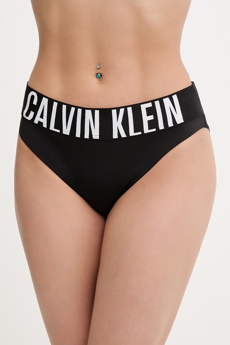 Calvin Klein kopalne hlačke ženske črne LV00Q61190