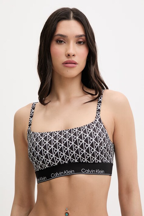 Calvin Klein biustonosz kąpielowy damski czarny LV00Q61130