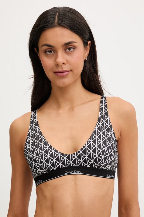 Calvin Klein plavková podprsenka dámska čierna LV00Q61207