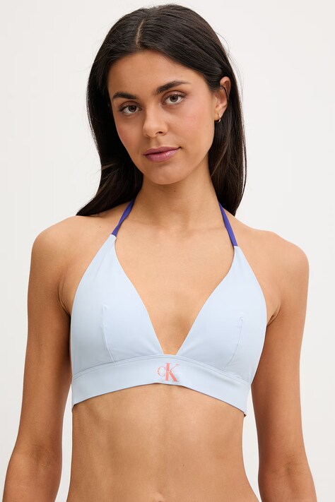 Calvin Klein biustonosz kąpielowy damski niebieski LV00Q61225