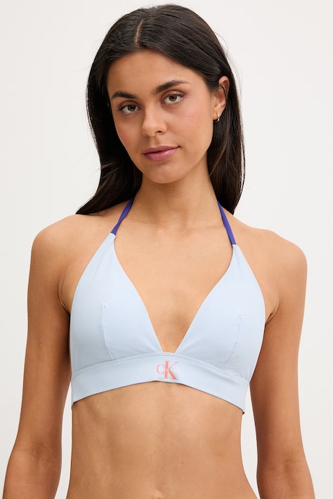 Calvin Klein μπικίνι τοπ γυναικείο μπλε LV00Q61225