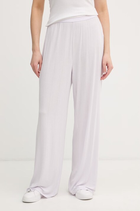 Calvin Klein Underwear spodnie piżamowe damskie z modalem fioletowe LV00QS7615