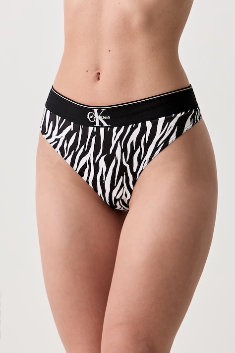 Calvin Klein Underwear stringi damskie czarne LV00QF8813