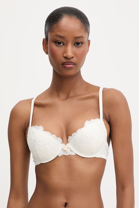 Twinset biustonosz koronkowy beżowy 261LL6C44