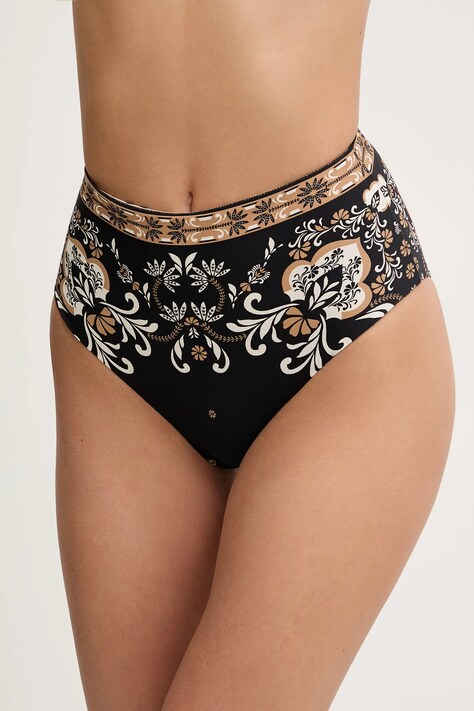 Twinset figi kąpielowe kolor czarny 261LBMQ99