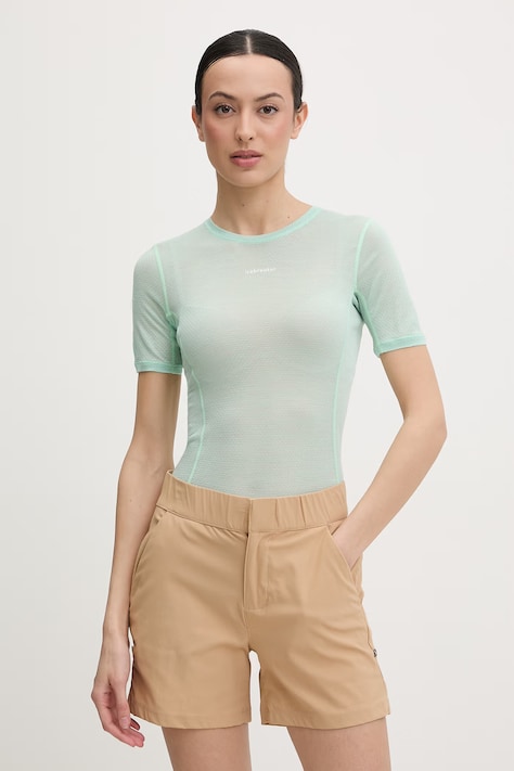 Icebreaker damskie z wełny merino Featherlight turkusowe IB0A571D0A21