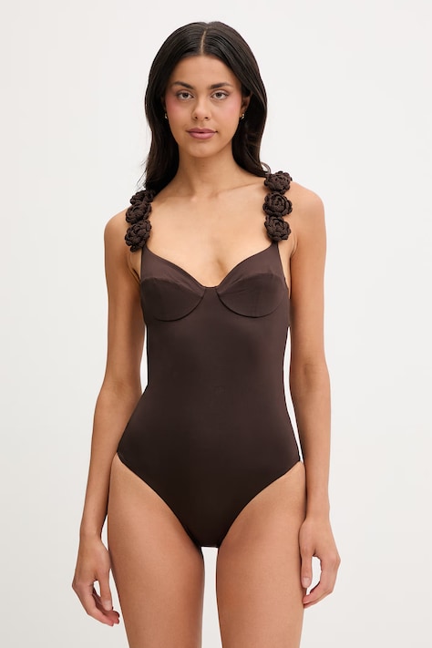 Twinset слитный купальник для женщин коричневый 261LMME01