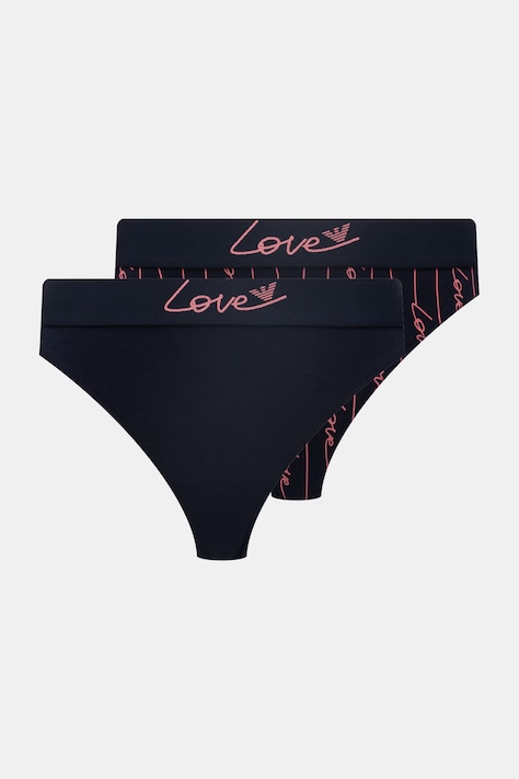 Emporio Armani Underwear figi 2-pack kolor granatowy EW000404 AF19049