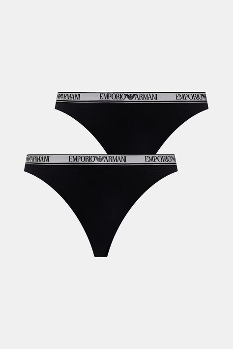 Emporio Armani Underwear бикини дамски 2 броя черни EW000404 AF19028