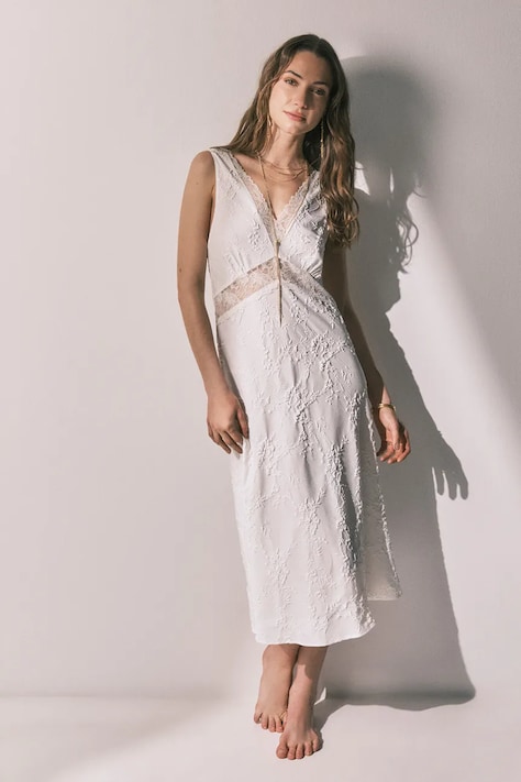 women'secret koszulka nocna damska kolor beżowy 3413703