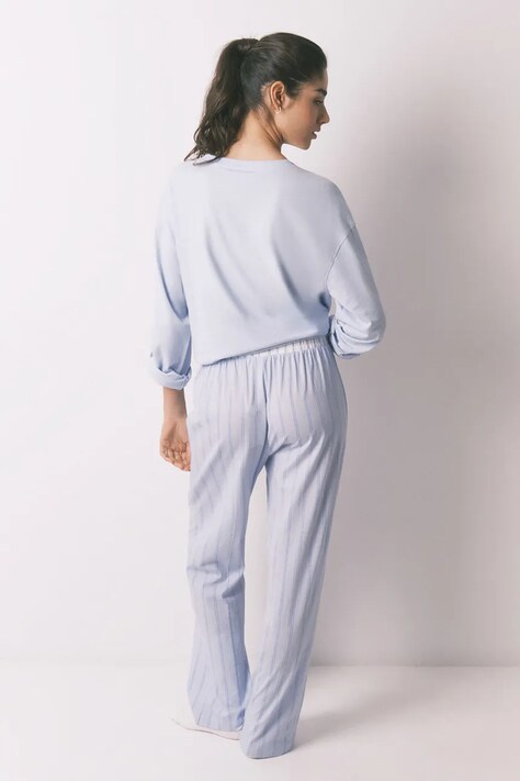 women'secret piżama bawełniana damska kolor niebieski bawełniana 3703221