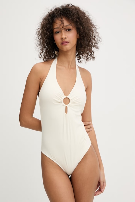 Women'secret цільний купальник жіночий бежевий 5523297