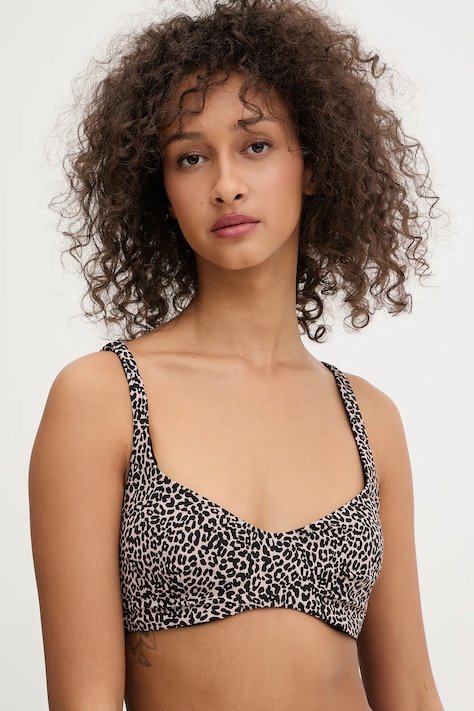 Bikini top women'secret χρώμα: καφέ, 6483717