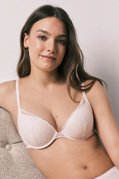 women'secret biustonosz kolor różowy wzorzysty 3543150.3543153