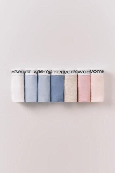 women'secret stringi kolor niebieski 4933622