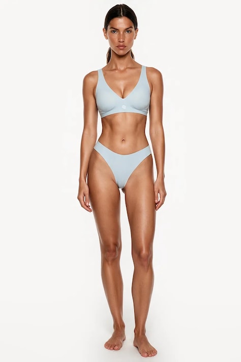 GOD SAVE QUEENS Stringi damskie ULTIMATE THONG niebieskie GSQ-142-124