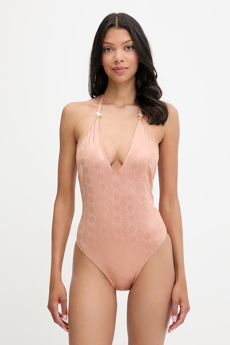 Guess costum de baie dintr-o singură piesă pentru femei NEREA bej E6GJ29 KF462