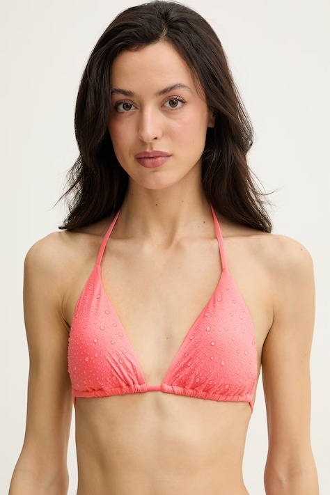 Guess sutien de baie IVY culoarea roz, cupă ușor rigidizată, E6GJ34 MC040