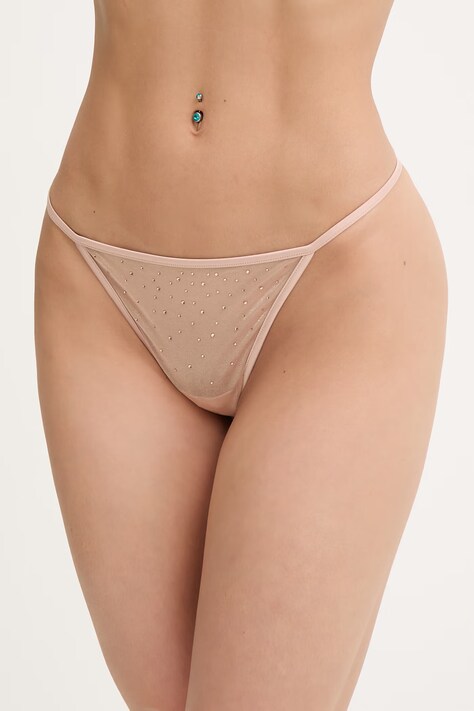 Guess stringi damskie ISA beżowe O6GE06 KE860