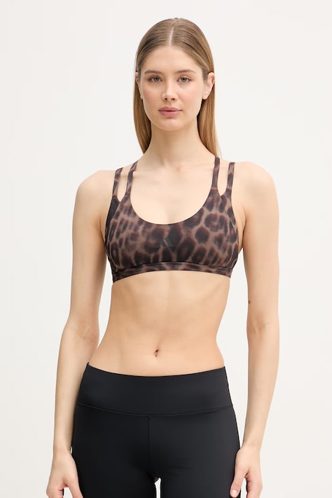 adidas Performance biustonosz sportowy brązowy KF5702