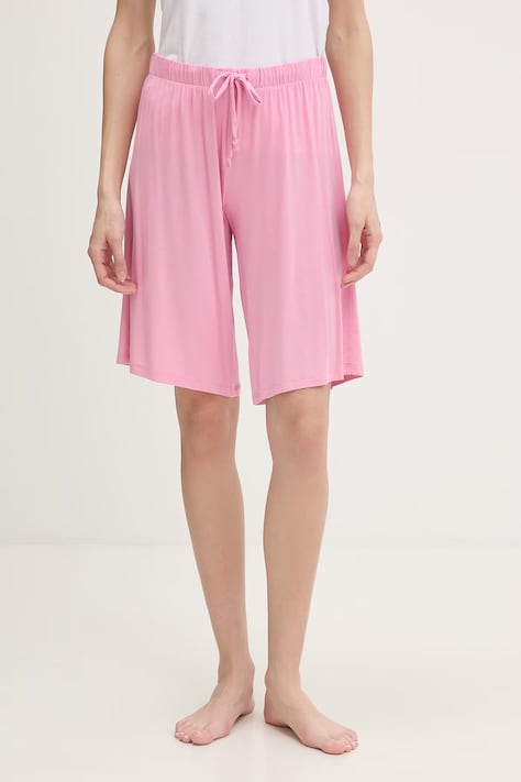 United Colors of Benetton szorty piżamowe damskie z modalu różowe 36MX3900X