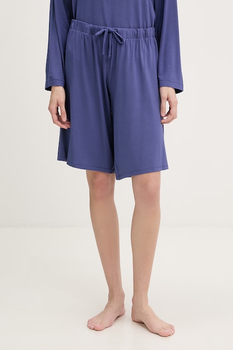 United Colors of Benetton szorty piżamowe damskie z modalu granatowe 36MX3900X