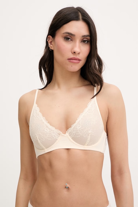 United Colors of Benetton plunge grudnjak bež 3LEG1R02A