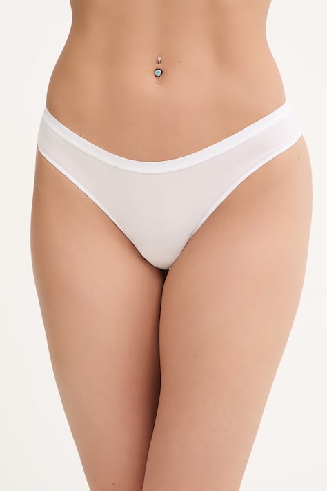 United Colors of Benetton brazilke ženske od pamuka s elastanom bijele 3OP81Z034