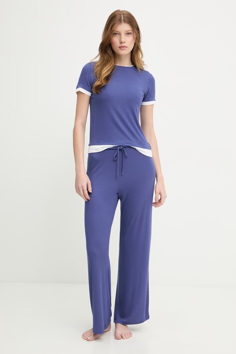United Colors of Benetton пижама от две части дамска тъмносиня 3P2Y3P04K