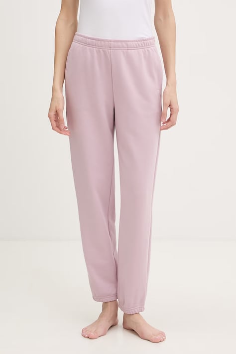 United Colors of Benetton spodnie piżamowe damskie z bawełną fioletowe 3WNW3F050