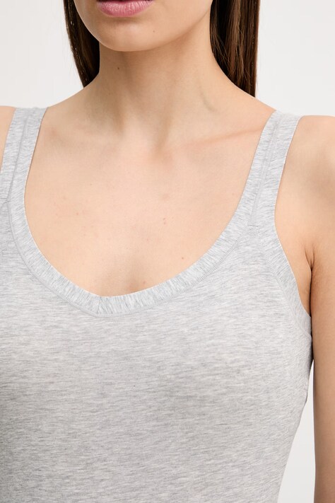 United Colors of Benetton боді жіноче з бавовною — SS26-BID1C8, сірий — фото 6
