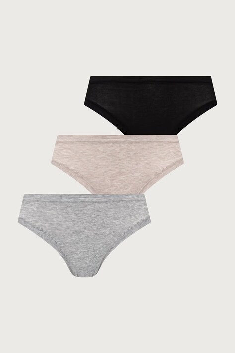 United Colors of Benetton Figi damskie z bawełną 3-pack multicolor 3ZQM1S02W