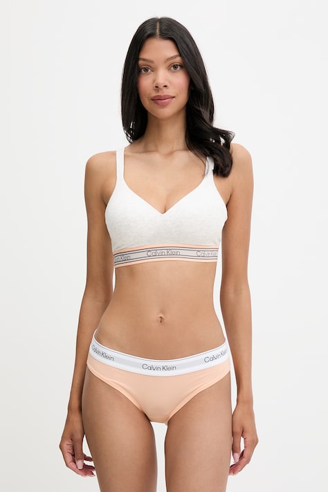 Calvin Klein Underwear sutien sport alb LV00QF8879