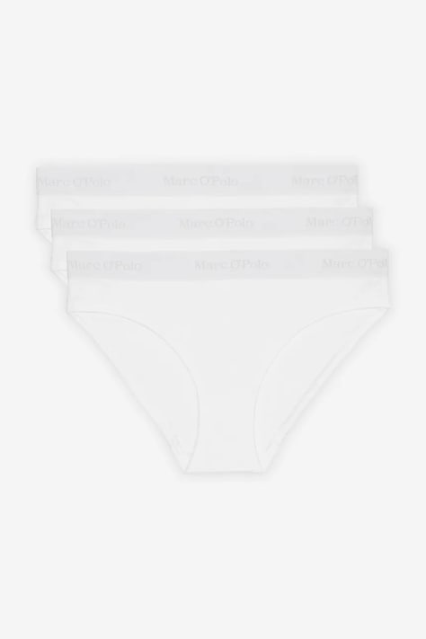 Marc O'Polo figi 3-pack kolor biały 10217910