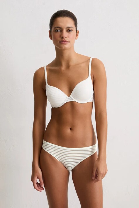 Marc O'Polo biustonosz kolor biały wzorzysty 10225471