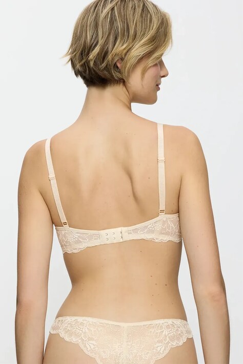 Triumph biustonosz Amourette Charm kolor beżowy koronkowy gładki 10199586