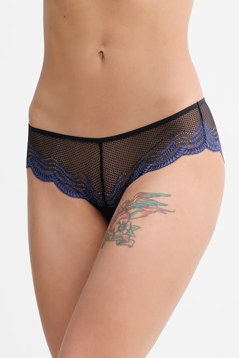 Triumph chiloți Comfort Glam culoarea negru, transparent, 10224929