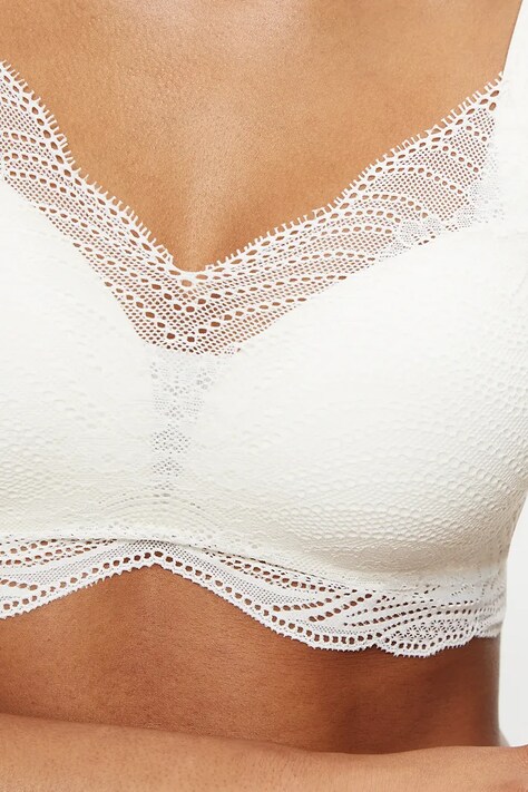 Triumph biustonosz Lift Smart kolor biały koronkowy gładki 10215939