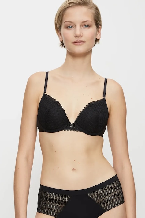 Triumph sutien Aura Spotlight culoarea negru, dantelă, uni, 10207982