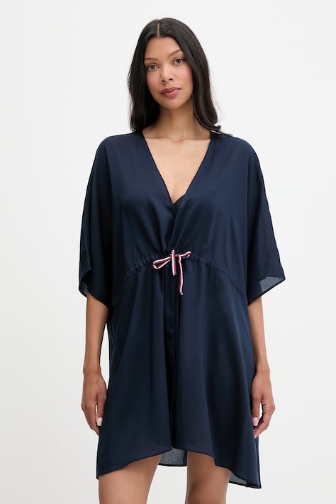 Tommy Hilfiger τσάντα παραλίας γυναικεία μπλε UW0UW06583