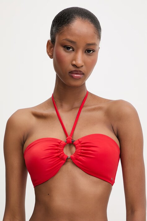 Tommy Hilfiger biustonosz kąpielowy damski czerwony UW0UW06388